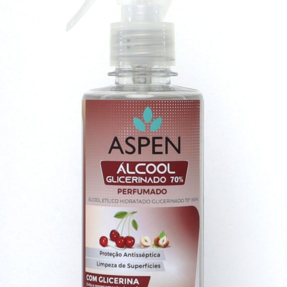 Álcool Glicerinado 70% - Cereja e Avelã - Spray 250 ml-0